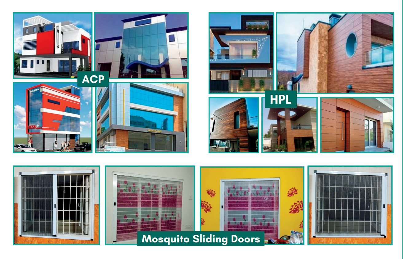 ACP HPL Mosquito sliding doors
